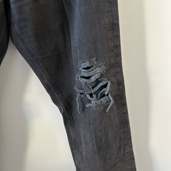 AGOLDE 90s Pinch Waist Jean Distressed Black size 28 - Picture 2 of 6